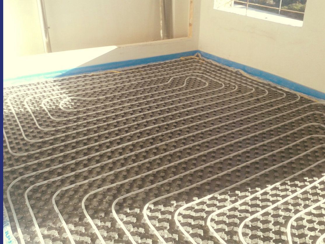suelo radiante instalado por fontana